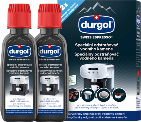 Durgol Swiss Espresso αφαλατικό για όλους τους καφετιέρες 2×125 ml