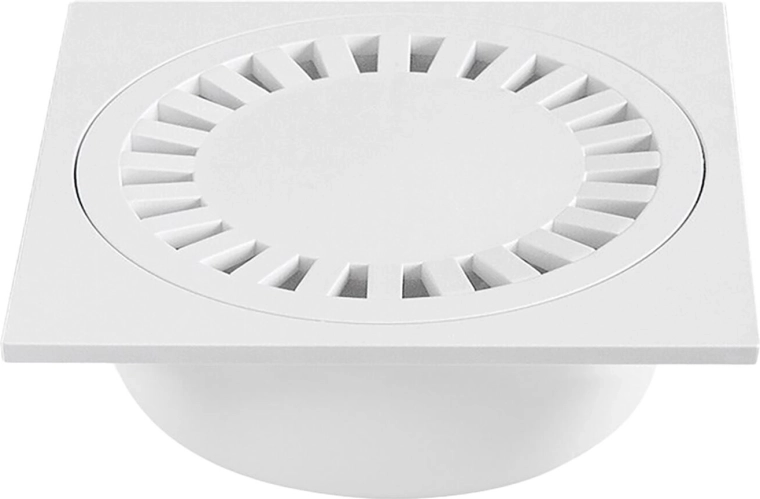 Δαπεδοσιφώνι πολυπροπυλενίου 150 × 150 × 50/55 mm λευκό