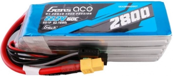 Μπαταρία LiPo Gens ace 2800mAh 22,2V 60C με XT60
