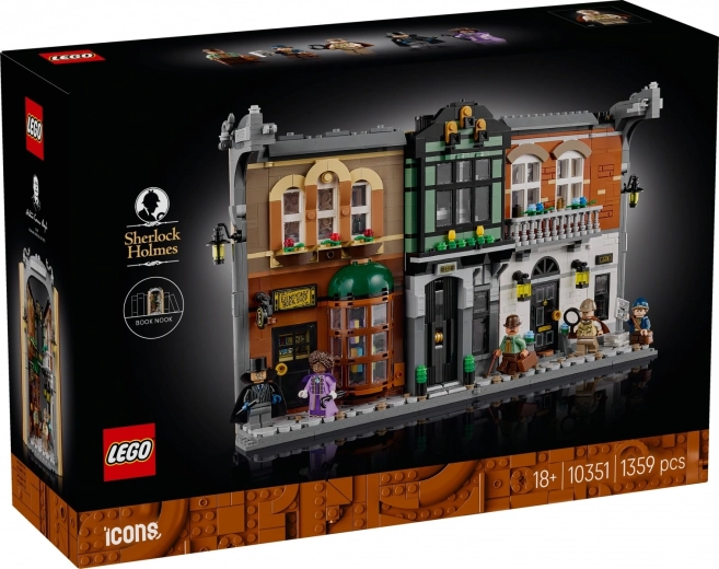 Lego Icons Sherlock Holmes: βιβλιοθήκη-εσοχή (book nook)