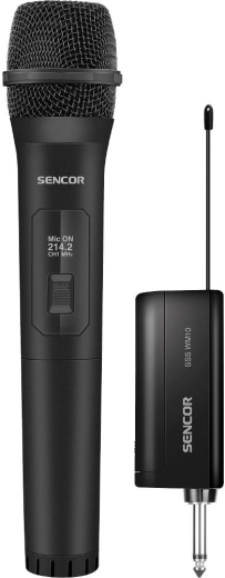 Ασύρματο μικρόφωνο Sencor SSS WM10 με δέκτη