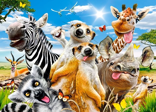 Παζλ 260 κομματιών African Selfie