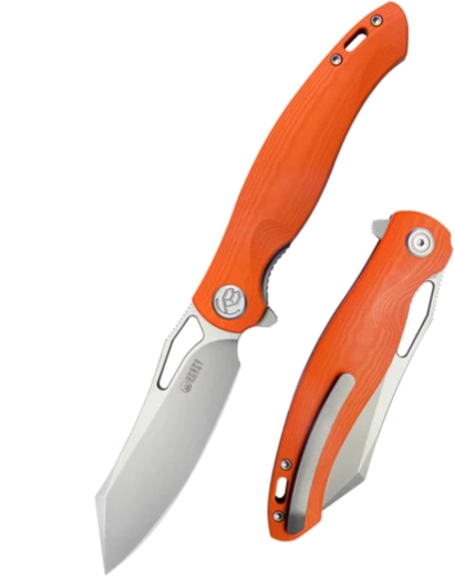 Kubey Drake πτυσσόμενο μαχαίρι τσέπης 9,5 cm, πορτοκαλί G10