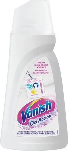 Vanish Oxi Action υγρό αφαιρετικό λεκέδων για λευκά ρούχα 1 l