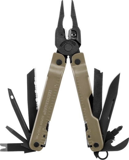 Leatherman Super Tool 300M coyote tan πολυλειτουργικό εργαλείο 18 λειτουργιών