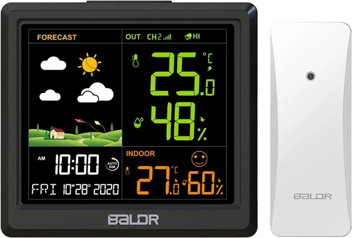 Μετεωρολογικός σταθμός Baldrtherm με εξωτερικό αισθητήρα