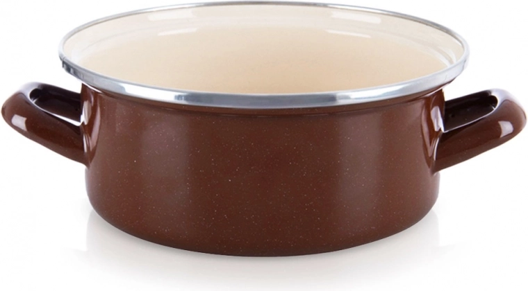 Σμαλτωμένη κατσαρόλα Brown 20,5 cm, 2,2 l