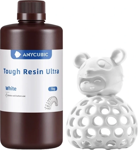 Anycubic Tough Resin Ultra λευκή ρητίνη για 3D εκτύπωση