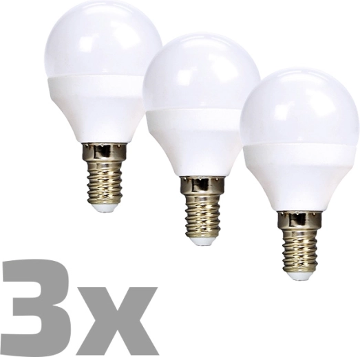 Λάμπα LED Ecolux miniglobe E14 6 W 3000 K 450 lm (συσκευασία 3 τεμ.)