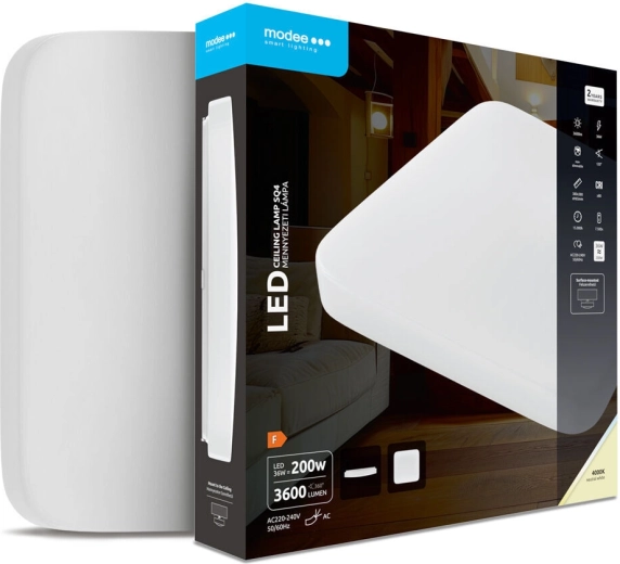 Modee τετράγωνο οροφής LED φωτιστικό SQ4 36 W 4000 K 3600 lm
