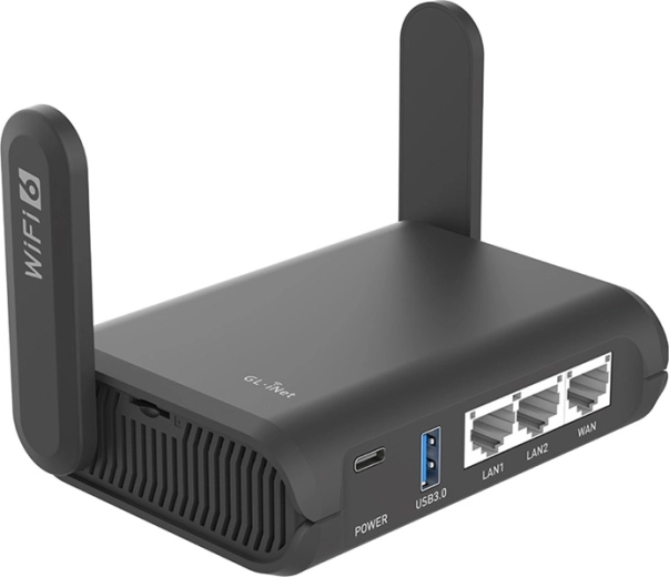 GL.iNet Slate AX Wi‑Fi 6 ταξιδιωτικό router