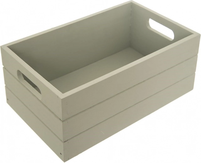 Ξύλινο κουτί αποθήκευσης 31 × 21 × 13 cm