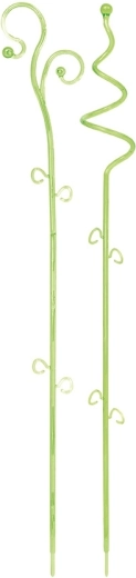 Στήριγμα για ορχιδέες Decor I, πράσινο διάφανο, 58,5 cm