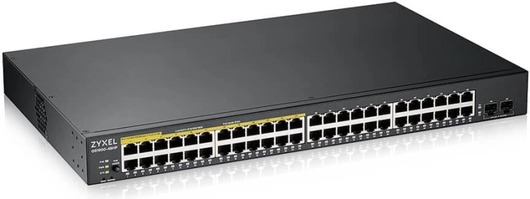 Zyxel GS1900-48HP v2 διαχειριζόμενο gigabit switch PoE+ για τοποθέτηση σε rack