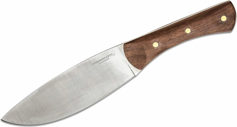 Condor Knulujulu – υπαίθριο μαχαίρι 16,9 cm, ξύλο καρυδιάς, δερμάτινη θήκη