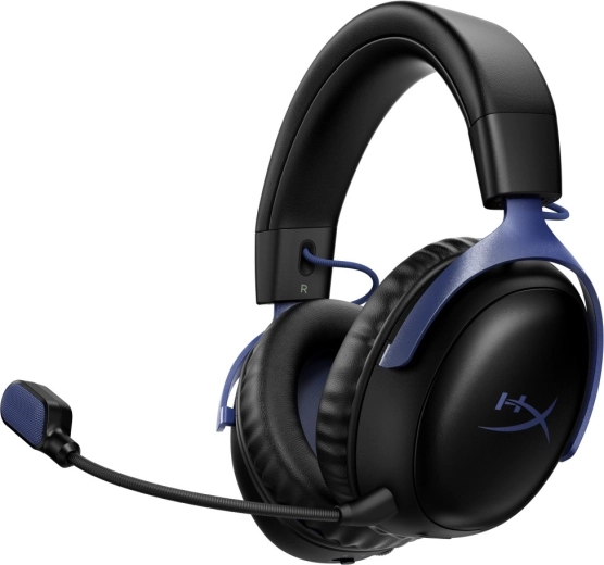 Ασύρματα gaming ακουστικά HyperX Cloud III S μαύρο-μπλε