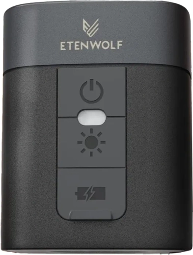 Ηλεκτρική τρόμπα Etenwolf AIR 3 με φακό LED, μαύρη