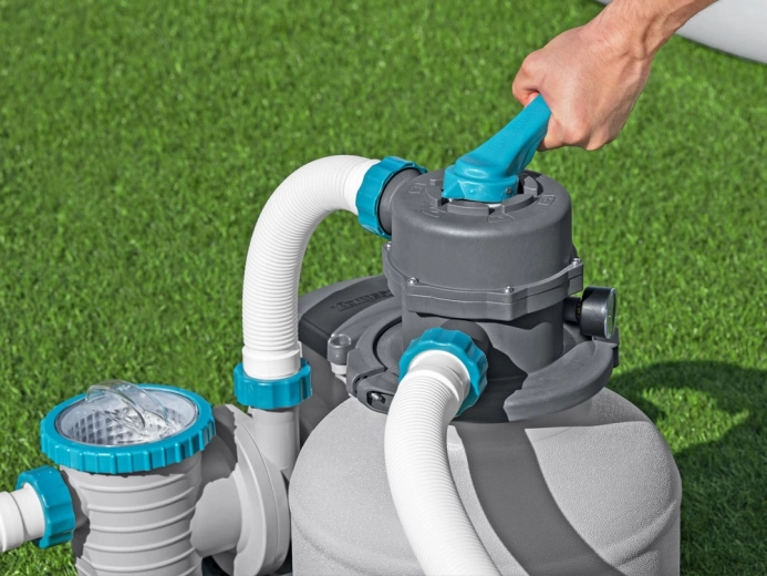 Βαλβίδα 6 θέσεων και ενσωματωμένο μανόμετρο