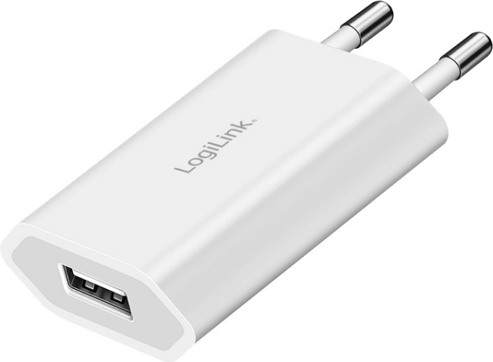Φορτιστής τοίχου USB‑A 5 W (5 V/1 A) LOGILINK