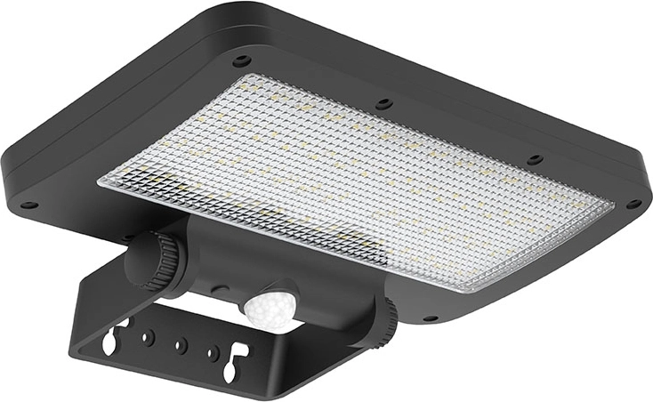 Solight LED ηλιακός εξωτερικός προβολέας με αισθητήρα 5 W 500 lm 4000 K μαύρος