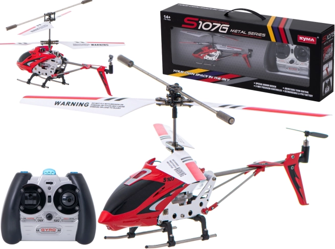 RC ελικόπτερο Syma S107G – Κόκκινο