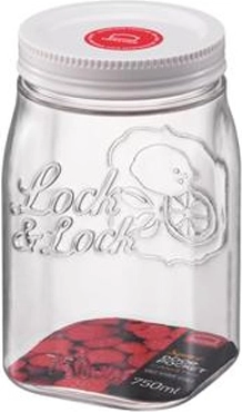 Δοχείο τροφίμων LOCK&LOCK Square 750 ml με βιδωτό καπάκι