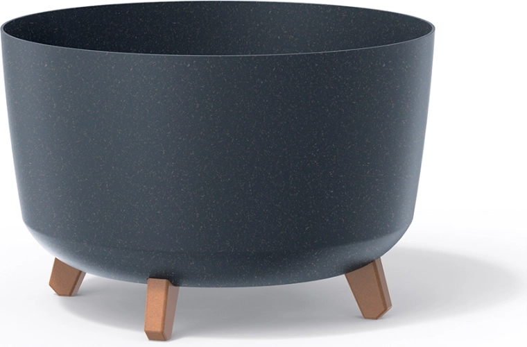 Γλάστρα Gracia Standard Eco Wood 20 cm – ανθρακί