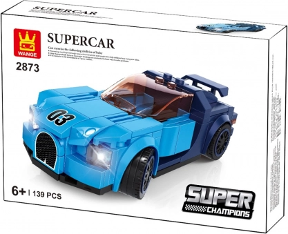 Κατασκευαστικό σετ BUGATTI Chiron – σπορ αυτοκίνητο, 173 τεμάχια