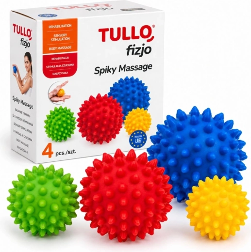 Σετ Tullo με 4 μπάλες για φυσιομασάζ
