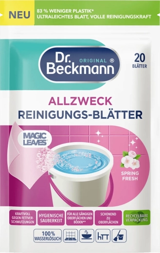 Καθολικά καθαριστικά πανάκια DR. BECKMANN Spring Fresh 20 τεμ.