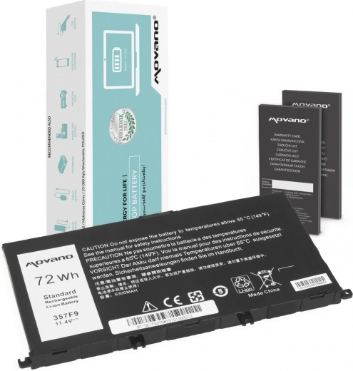 Μπαταρία Movano για Dell Inspiron 5577 και 7557, 6300 mAh, 72 Wh