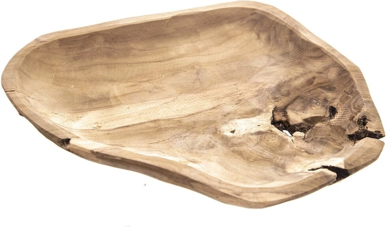 Μπολ από ξύλο τικ 35 × 20 × 4 cm