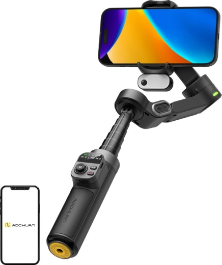 AOCHUAN Smart X3 σταθεροποιητής για κινητό με αισθητήρα AI (μαύρο)
