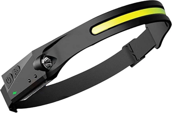 Φακός κεφαλής Superfire HL65 με αισθητήρα κίνησης, 120 lm, USB‑C