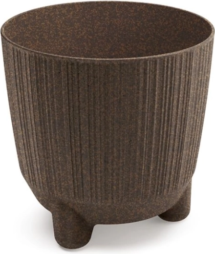 Γλάστρα Ryfo N Eco Wood 14,5 cm καφές
