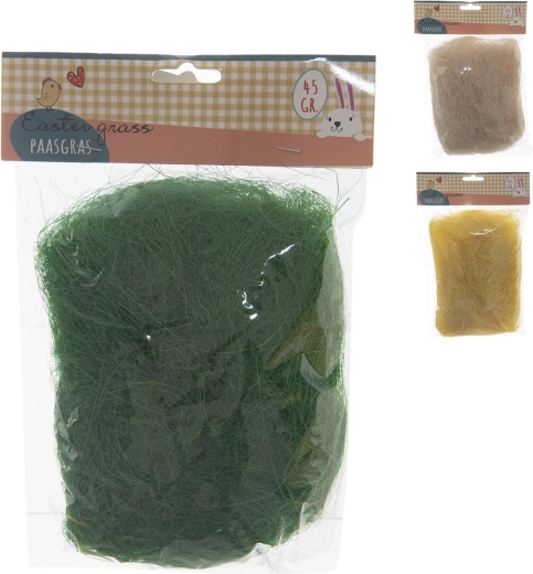 Διακοσμητικό ξύλινο χόρτο 45 g (μίγμα 3 χρωμάτων)