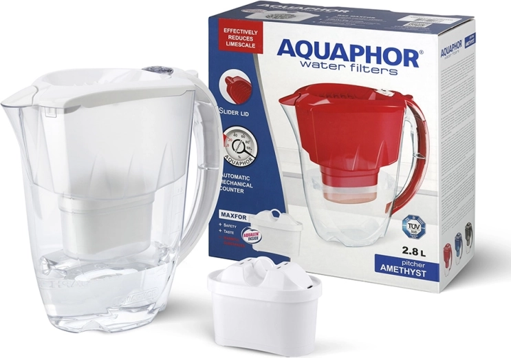 Maxfor Amethyst κανάτα φιλτραρίσματος 2,8 l με φίλτρο B100-25, λευκή