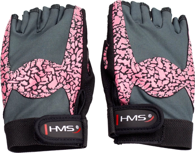 Γυναικεία γάντια fitness HMS RST03 – Ροζ