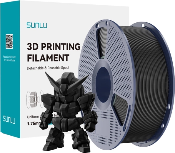 Sunlu PLA+ 2.0 μαύρο νήμα