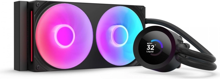 NZXT Kraken Plus 240 RGB LCD υδρόψυξη μαύρη