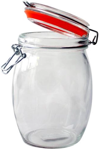 Γυάλινο βάζο με κλιπ καπάκι TORO 750 ml