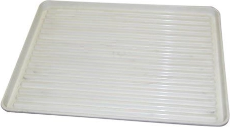 Στραγγιστήρι πιάτων 50 × 40 cm λευκό πλαστικό