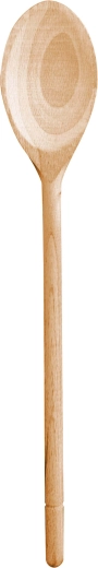 Ξύλινη οβάλ κουτάλα 40 × 5,5 cm από ξύλο οξιάς