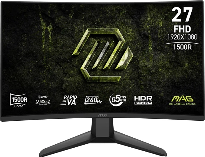 Καμπύλη gaming οθόνη 27" FHD 240 Hz MAG 274CF X24 – μαύρη