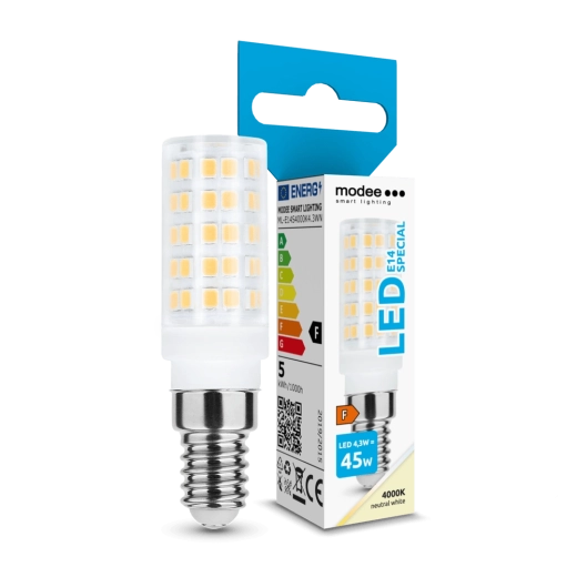 Modee Lighting LED κεραμική λάμπα E14 4,3 W 4000K 360°