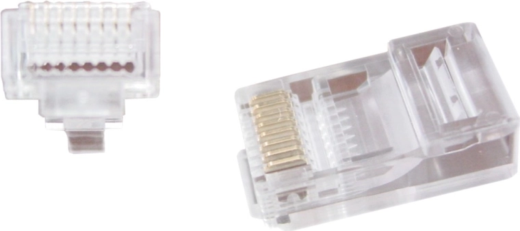 Διαμπερής σύνδεσμος δικτύου RJ45 8P8C UTP, 100 τεμ.