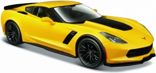 Maisto Corvette Z06 μεταλλικό μοντέλο 1:24 κίτρινο