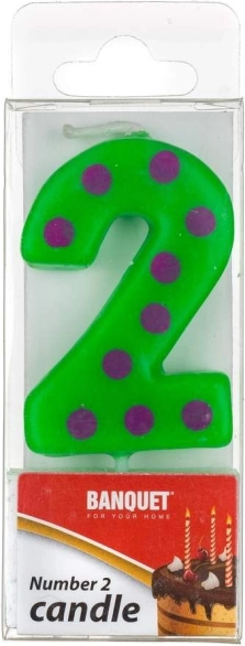 Κεράκι γενεθλίων αριθμός 2