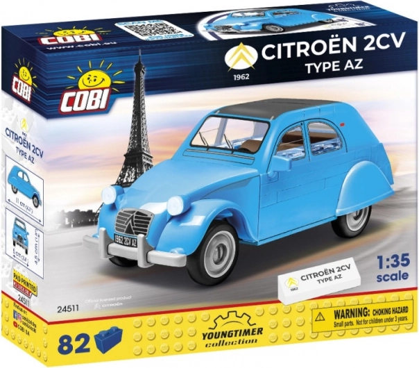 Citroen 2CV Τύπος AZ 1962 Κατασκευαστικό Σετ