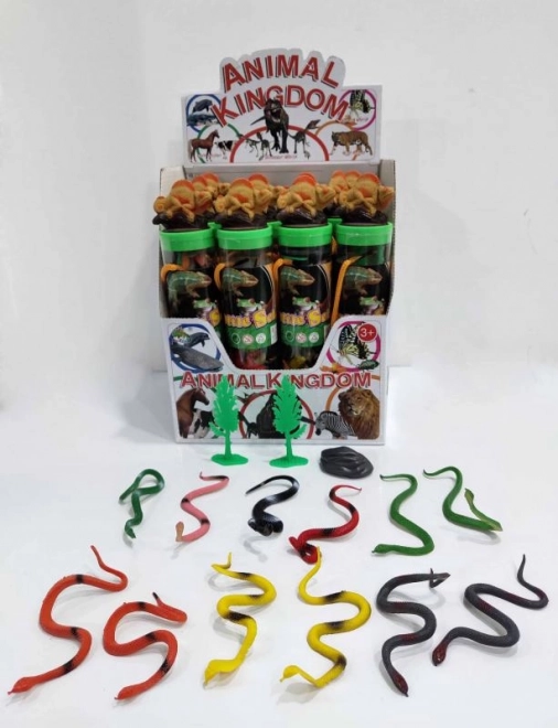 Φίδια σε θηκούλα – σετ λαστιχένιων φιδιών σε πλαστικό κουτί